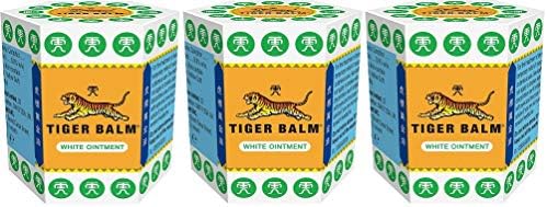 3 X Tiger Balm White 21ml | Tiger Balm Ointment White (21ml X 3 Pack)