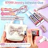 75000Pcs 48 Colors Bedazzling Kit 2 Boxes with Rhinestones, 3mm Resin Flatback Rhinestones with 3 Pcs B7000 Jewelry Glue & Tools, Diamond Art All-in-One Bedazzling Kit for DIY Arts & Crafts Gifts - 4