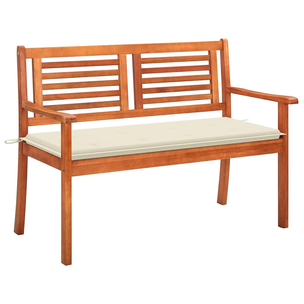 Banc de jardin 2 places compact avec superposition pour petits balcons