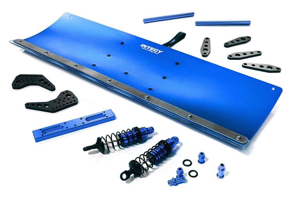 Amazon.com: Alloy Machined 400mm Snowplow Kit for Traxxas TRX-4