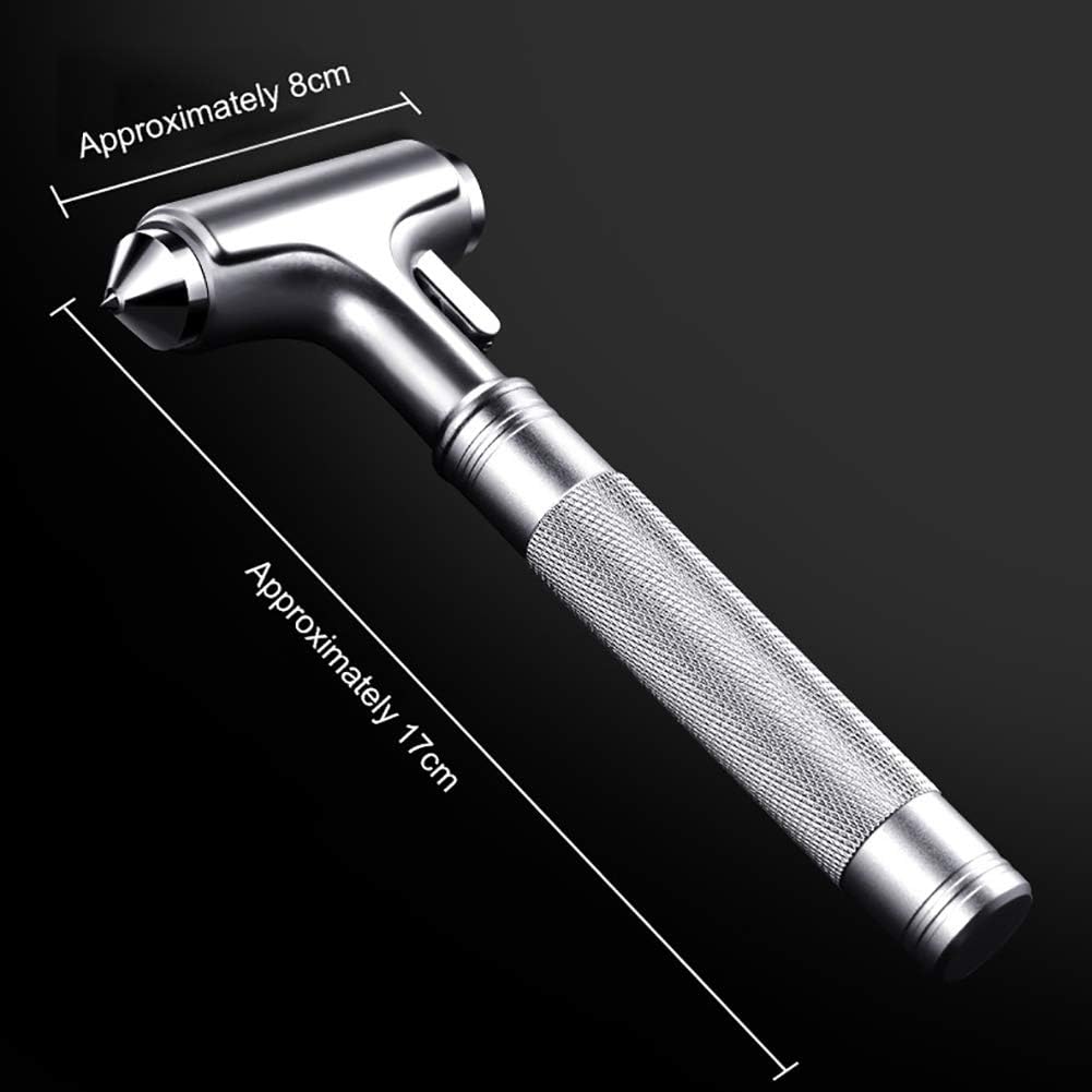 QHCP 1Pcs Automotive Safety Hammer Multi-Function Rescue Hammer Metal Emergency Fire Escape Hammer Car Glass Hammer Car Window Breaker: Automotive