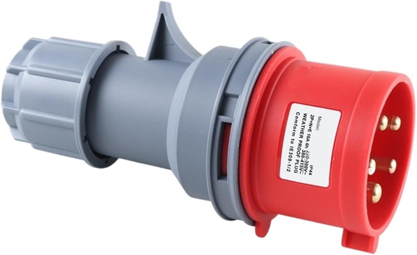 産業用プラグとソケット 5穴 16A ドッキング航空防水防塵非防爆コネクタ三相電源(Plug)