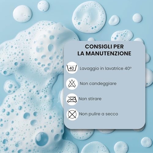 Copridivano bicolore in microfibra TRENDY, Blu Scuro/Grigio Chiaro, 1 Posto - Immagine 5