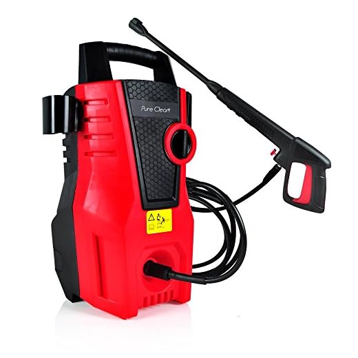 Serene Life SLPRWAS26 Compact Pressure Washer-Electric Outdoor Power Washer