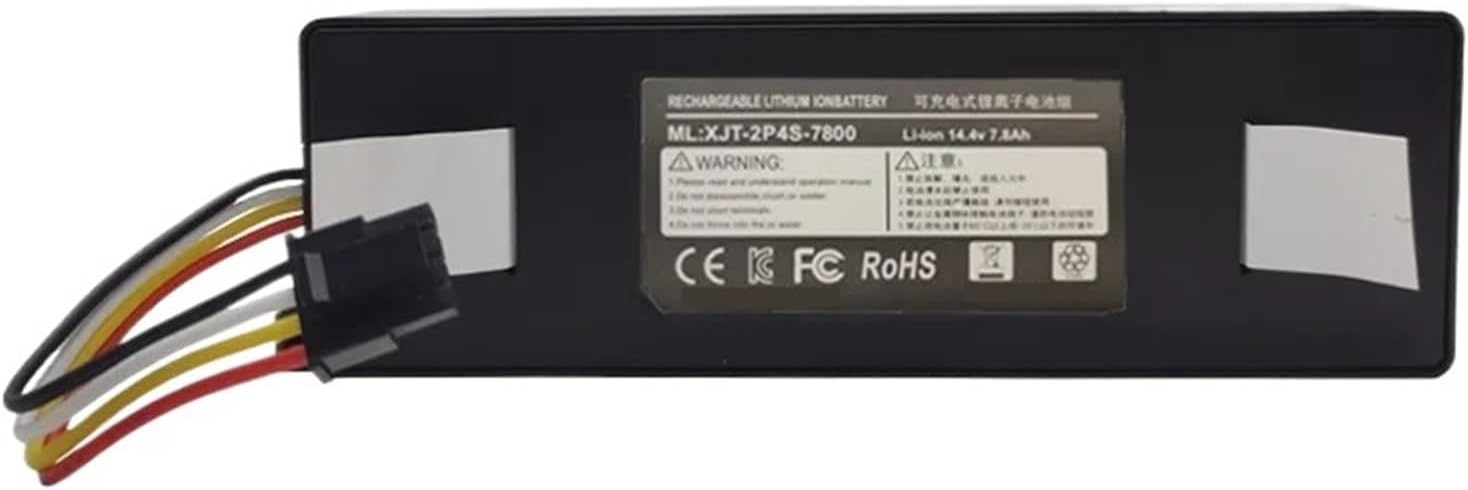 14.4V XJT-2P4S-5200 Robotic Vacuum Cleaner Replacement Battery，Compatible For Xiaomi，Compatible For Roborock，S55 S60 S65 S50 S51 S5 MAX S6 Parts