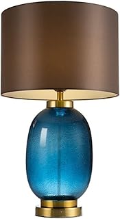 SUNESA Lampara de mesita de Noche Lámpara de Mesa de Cristal Coloreada de Lujo Moderna, lámpara de Noche for Dormitorio, lámpara Decorativa Lateral for Sala de Estar Lampara de Noche (Color : A)