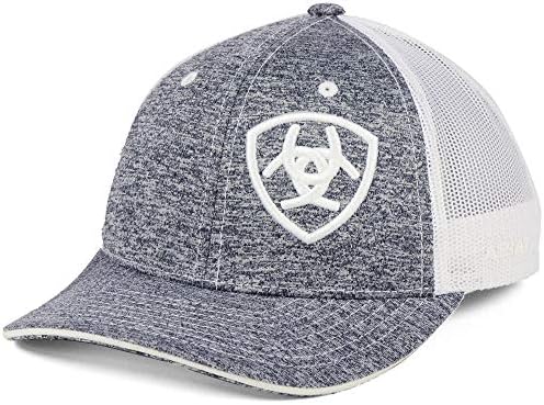ARIAT Youth Heather Offset Shield Logo Adjustable Snapback Cap