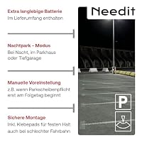 Needit 2X elektronische Parkscheibe Park Mini I automatische Parkscheibe elektrisch mit Zulassung vom Kraftfahrt-Bundesamt I Digitale Parkuhr mit 2 Displays I maximale Funktion in minimalem Format – Ansicht 6