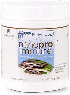 Nanopro Immune: Whey Protein Powder for Immune Support & Exercise Recovery with Colostrum, Glutathione, Proline Rich Polypeptides, Vanilla Bean Flavor, 30 Servings