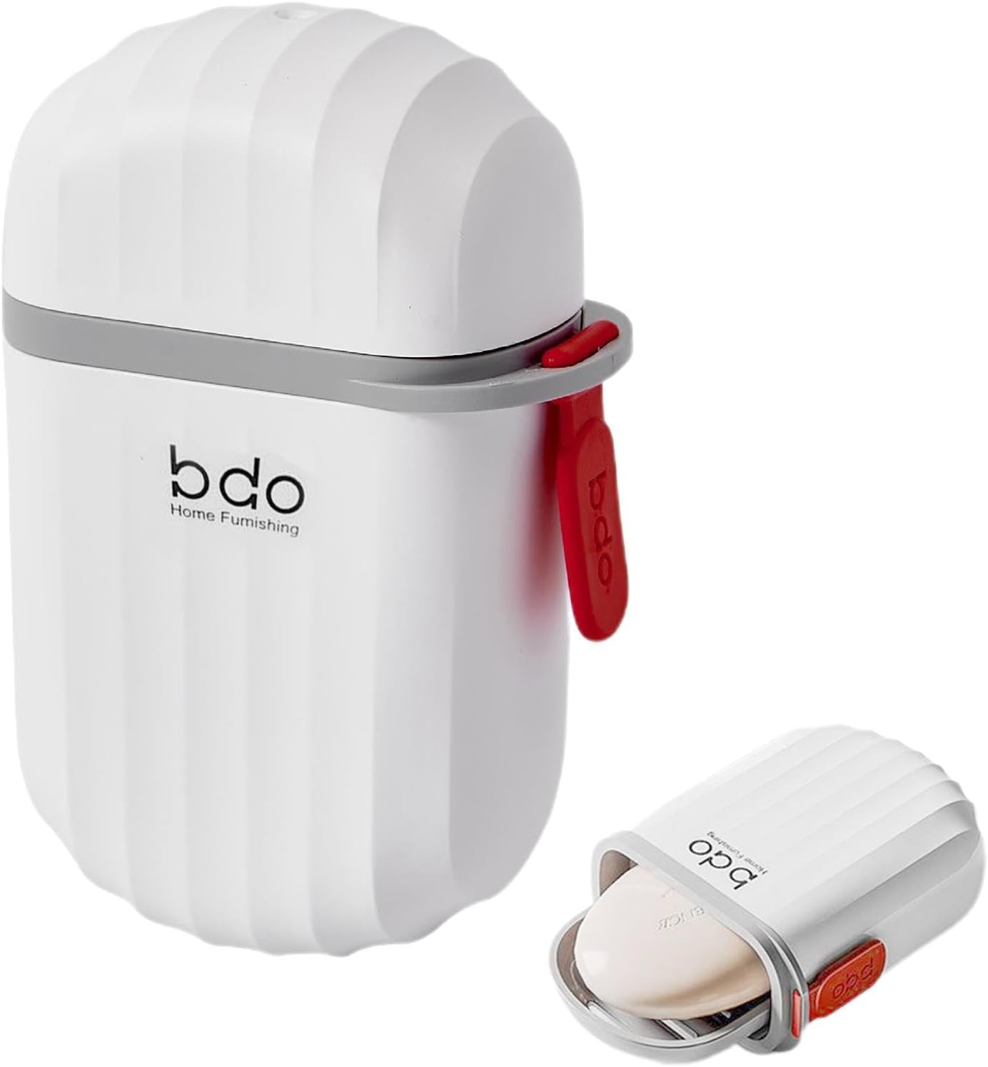 Portasapone Da Bar, Custodia Da Viaggio Portatile Da Viaggio, Contenitore Per Sapone Da Viaggio Prova Di Perdite, Contenitore Per Sapone Con Coperchio, Necessità Di Viaggio Per Vacanze All'aperto E - Foto 7