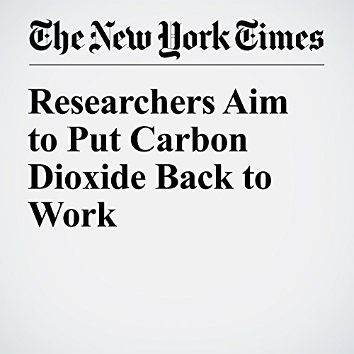 Researchers Aim to Put Carbon Dioxide Back to Work cover art