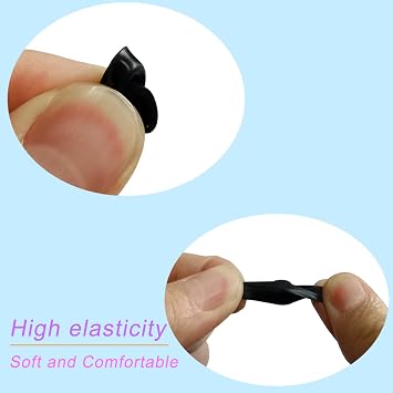 Replacement Earbuds Tips/Ear Tips for Google Pixel Buds A/2 - Soft Silicone for Noise Isolation & Secure Fit, 3 Pairs (S/M/L), Black