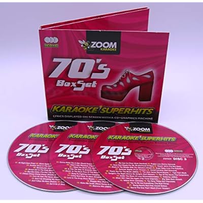 Zoom Karaoke CD+G - 70s Seventies Superhits - Triple CD+G Karaoke Pack
