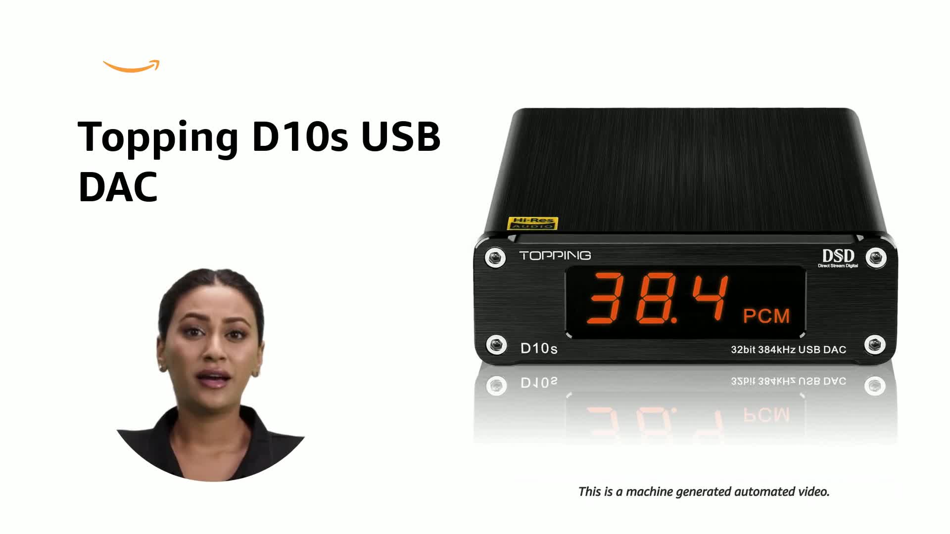 Topping D10s HiFi USB DAC - ES9038Q2M DAC XMOS XU208 PCM384kHz Topping D10s HiFi USB DAC - ES9038Q2M DAC XMOS XU208 PCM384kHz