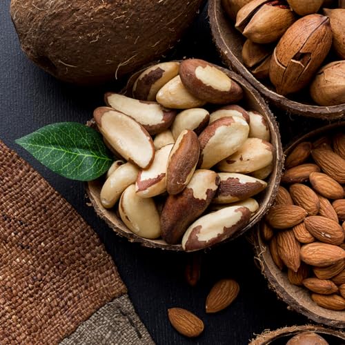 Brazil Nuts Superfood for Healthy Snack Indulgence - Premium Quality Raw Unsalted, Whole, Shelled, All Natural, Non-GMO, & Vegan Brazilian Nuts Rich in Selenium, 32 Oz - Thumbnail 5