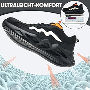 Veiligheidsschoenen voor Heren Lichte Werkschoenen