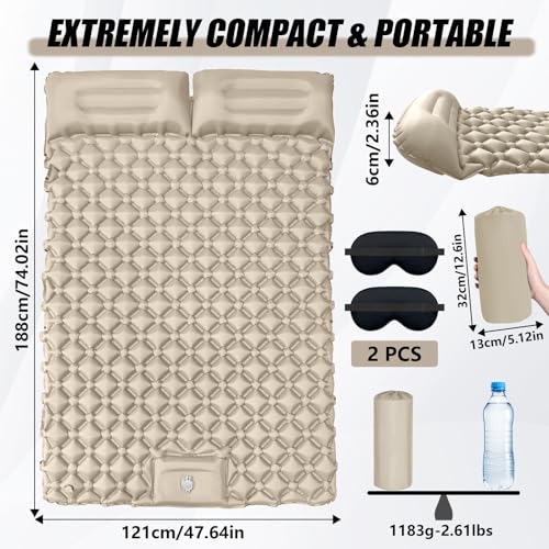 Matelas gonflable camping épais et confortable pour tente
