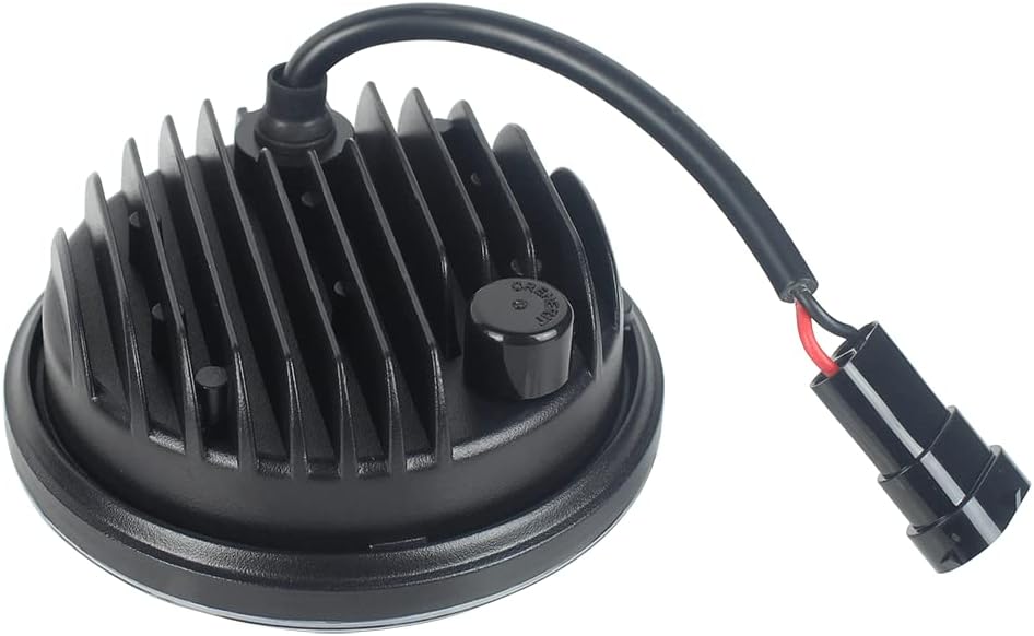 Eagle Lights Black Generation III 4.5 Inch LED Passing Lights and Adapter Harness for Indian Roadmaster