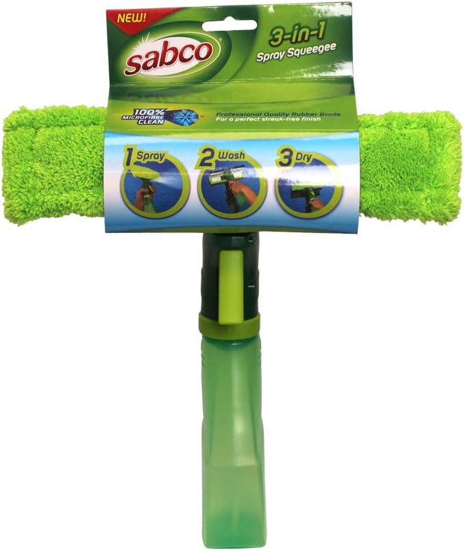 Sabco 3in1 Spray Window Squeegee Home