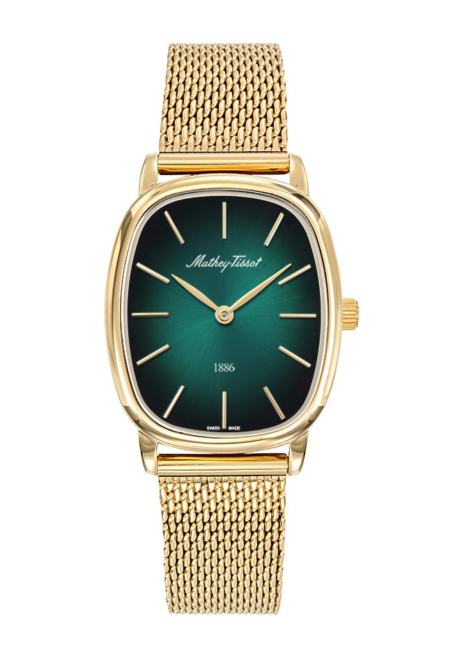 Mathey-Tissot green luxury watch – image 1