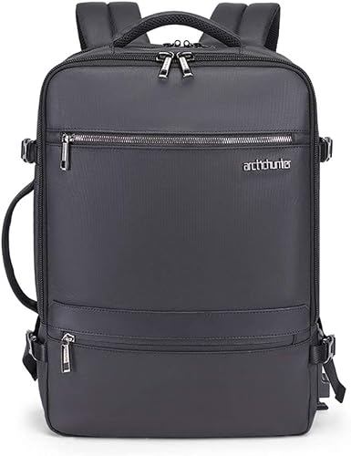 Arctic Hunter Mochila para ordenador portátil Reta de negocios, color negro  1680D, poliuretano, impermeable, con USB, tablet y bolsillos para portátil,  mochila extensible : Amazon.es: Informática