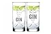Produktbild 4you Design 2-er Set Gin Gläser mit Sprüchen  Geschenkidee zu Weihnachten für Männer & Frauen  Wichtelgeschenk für Arbeits-kollegen  Spülmaschinenfest  Geschenk zum Geburtstag