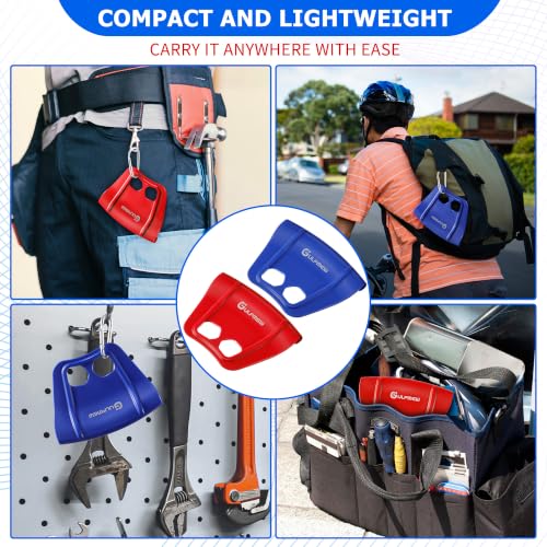 Image of 4 Rim Protectors for Tire Changing, Wheel Rim Guard Kit, Blue & Red