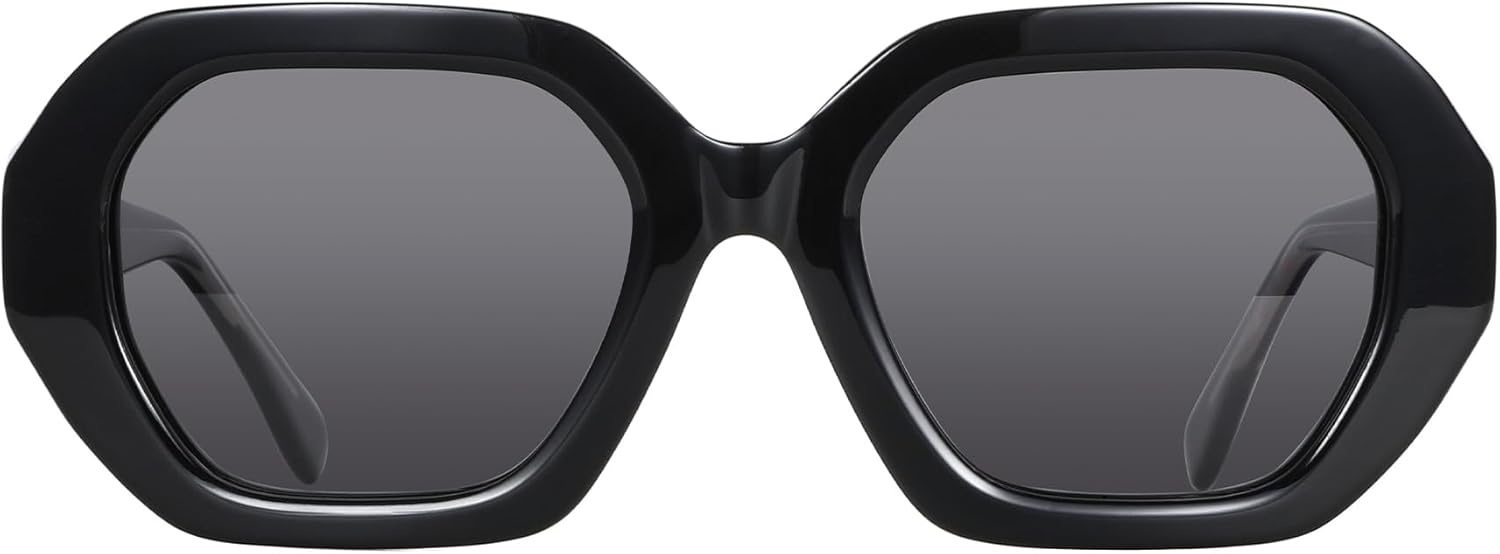 ZENOTTIC Trendy Polarized Sunglasses for Women: Designer Hexagon Sun Glasses for Ladies - Retro shades with UV400 Protection - Image 7