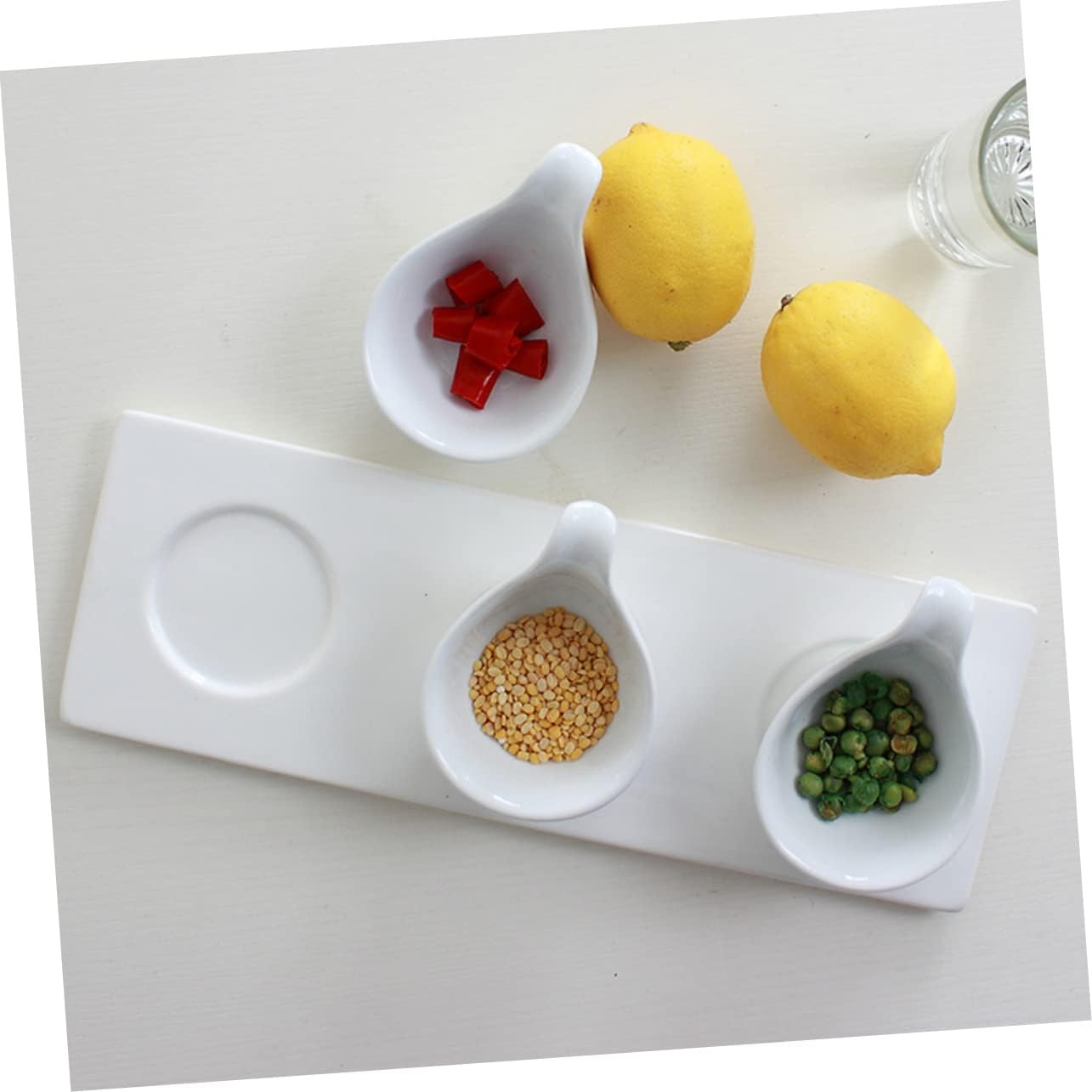 Serving Plates Set Mora Ceramics Caviar Spoons Gravy Boat Saucer Sauce Bowls for Parties Saucier Spoons Kitchen Supplies