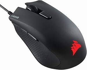 Corsair Harpoon Pro RGB Lightweight Wired FPS/MOBA Gaming Mouse – 12,000 DPI – 6 Programmable Buttons – iCUE Compatible – …