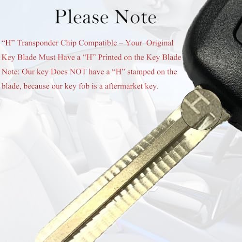 SUPALAND Key Fob Keyless Entry Fits for Toyota Tacoma RAV4 4Runner Prius C 2013 2014 2015 2016 2017 2018 2019-2023 Remote Control Head Key Replacement HYQ12BDM HYQ12BEL 89070-42820 H Chip (Set of 2) by SUPALAND - Used condition - Image 4