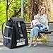 MOYAQI Stroller Travel Bag for Airplane, Gate Check Bag Backpack with Durable Nylon,Adjustable Carry Straps,Infant Carriers & Booster Seats (Black)