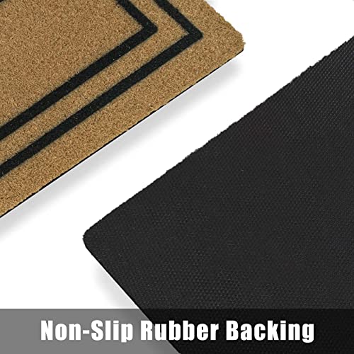 Ojia Welcome Mats Non-Slip Door Mats Indoor Outdoor 17"X35" Doormat, Front Door Mat Low Profile Floor Mat Entrance Mat High Traffic Entry Mat For Home Farmhouse Balcony Patio #TOP2