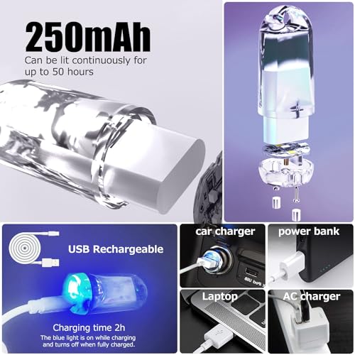 Handtaschenlicht Sroos USB-Aufladbare LED-Taschenlampe für Camping und Outdoor