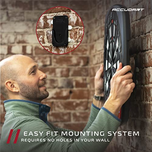 Accudart Sdb 4.0 Electronic Soft Tip Smart Dartboard With Online Game Play - Stat Tracker - Custom Profile & Rankings - Regulation Sized 15.5" - Missed Shot Detection – Impact Noise Reduction System #TOP4