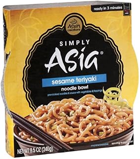 Simply Asia Sesame Teriyaki Noodle Bowl with Toasted Sesame Seeds, 8.5 oz