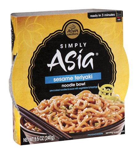 Simply Asia Sesame Teriyaki Noodle Bowl with Toasted Sesame Seeds, 8.5 oz