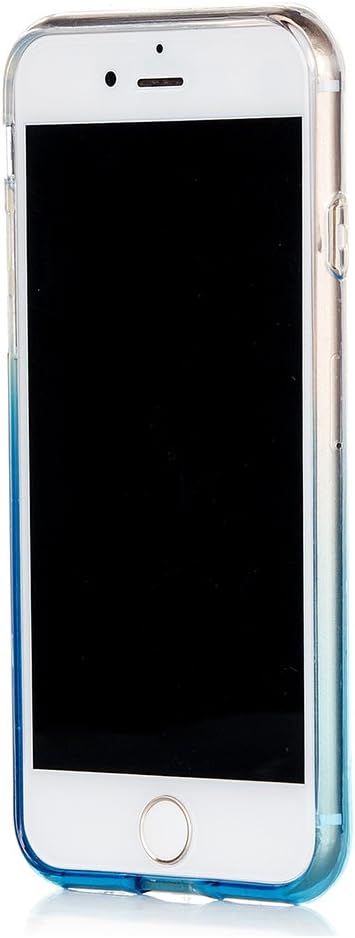 iSee Case iPhone 8 Case iPhone 7 Case Scratch Resistant Soft TPU Ultra Slim Lightweigh Crystal Clear Transparent Case for Apple iPhone 7 iPhone 8 All Carriers (Gradient Green)