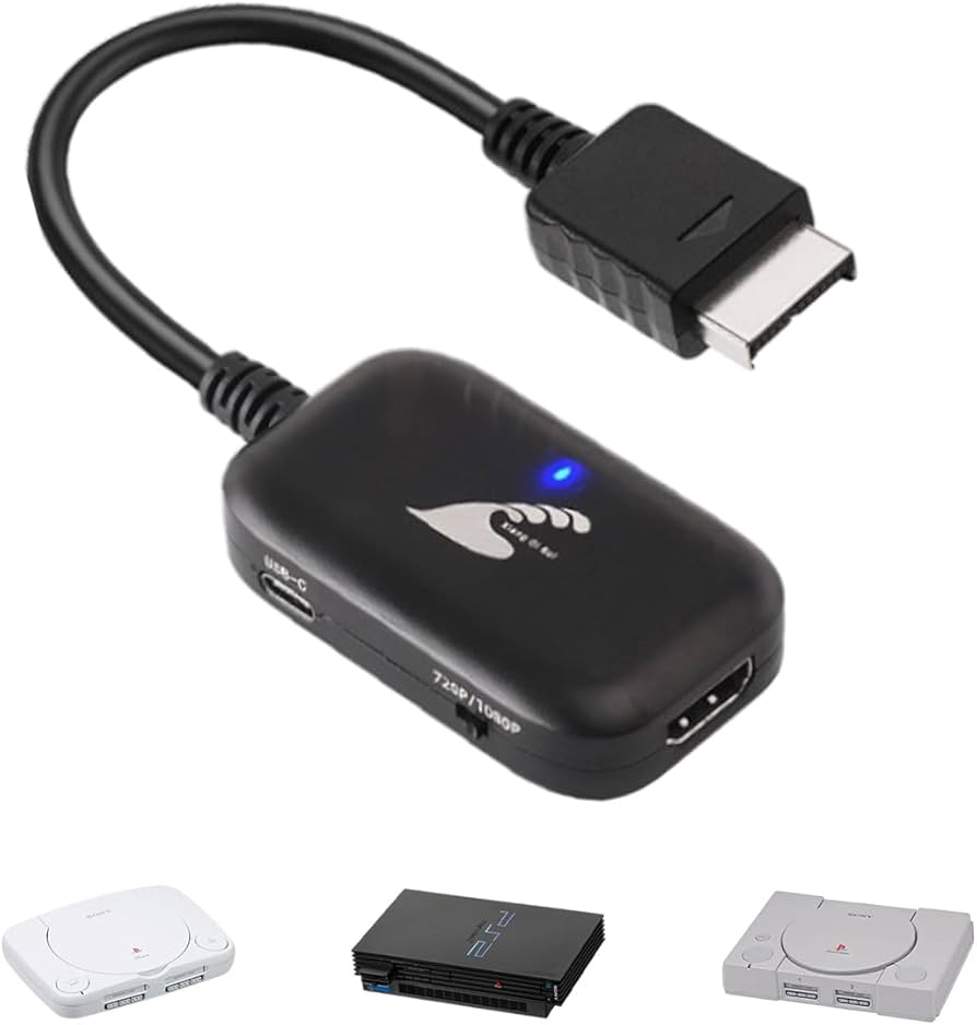 Amazon.co.jp: TSmileSK プレステ2 HDMI変換 コンバーター PS1/PS2