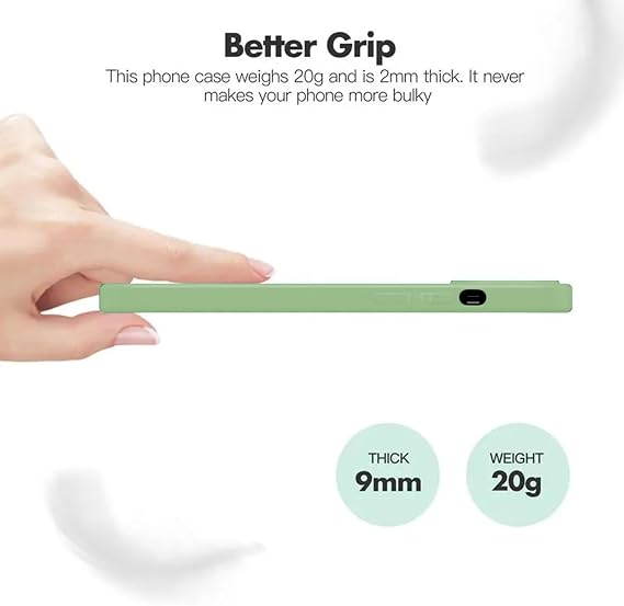 KUSINHOKA Case for Fairphone 6+/Fairphone 6 + 2 Pack Screen Protector Tempered Glass,Anti Scratch,Drop Protection,Non Slip Soft TPU Thin Full Body Protective Phone Cover,Green