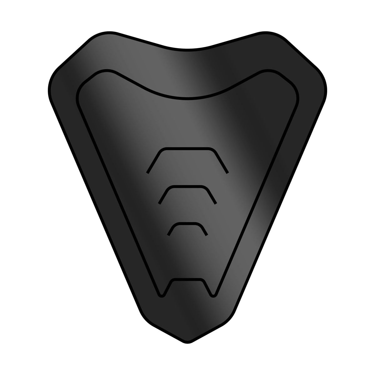 Airoh Commander Air Inlet, Black Gloss, M