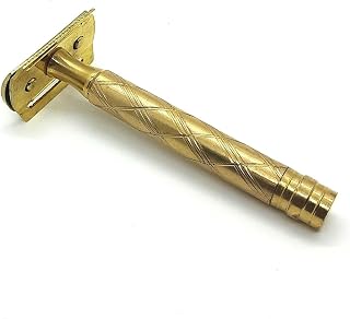 Men Shaving Razor Double Edge Safety Stylish (GOLD) Price In India