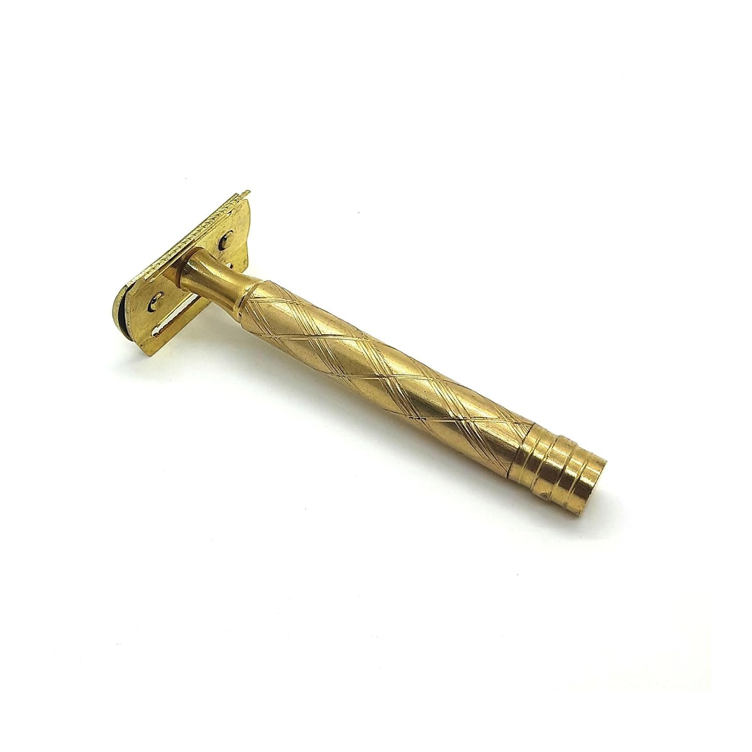 Men Shaving Razor Double Edge Safety Stylish (GOLD)