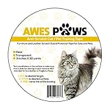 Awes Paws 3 inch x 30 Yard Extra Sticky Anti-Scratch Training Tape, Furniture Scratch Prevention Tape, Multi-Purpose for use on School and Work Projects