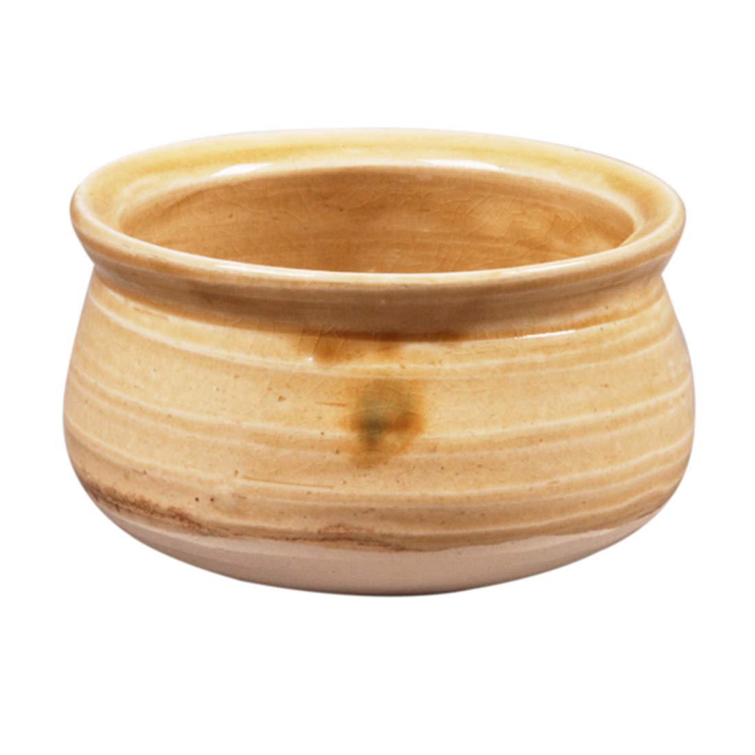 Goto Kensui Tea Ceremony Water Vessel Yellow