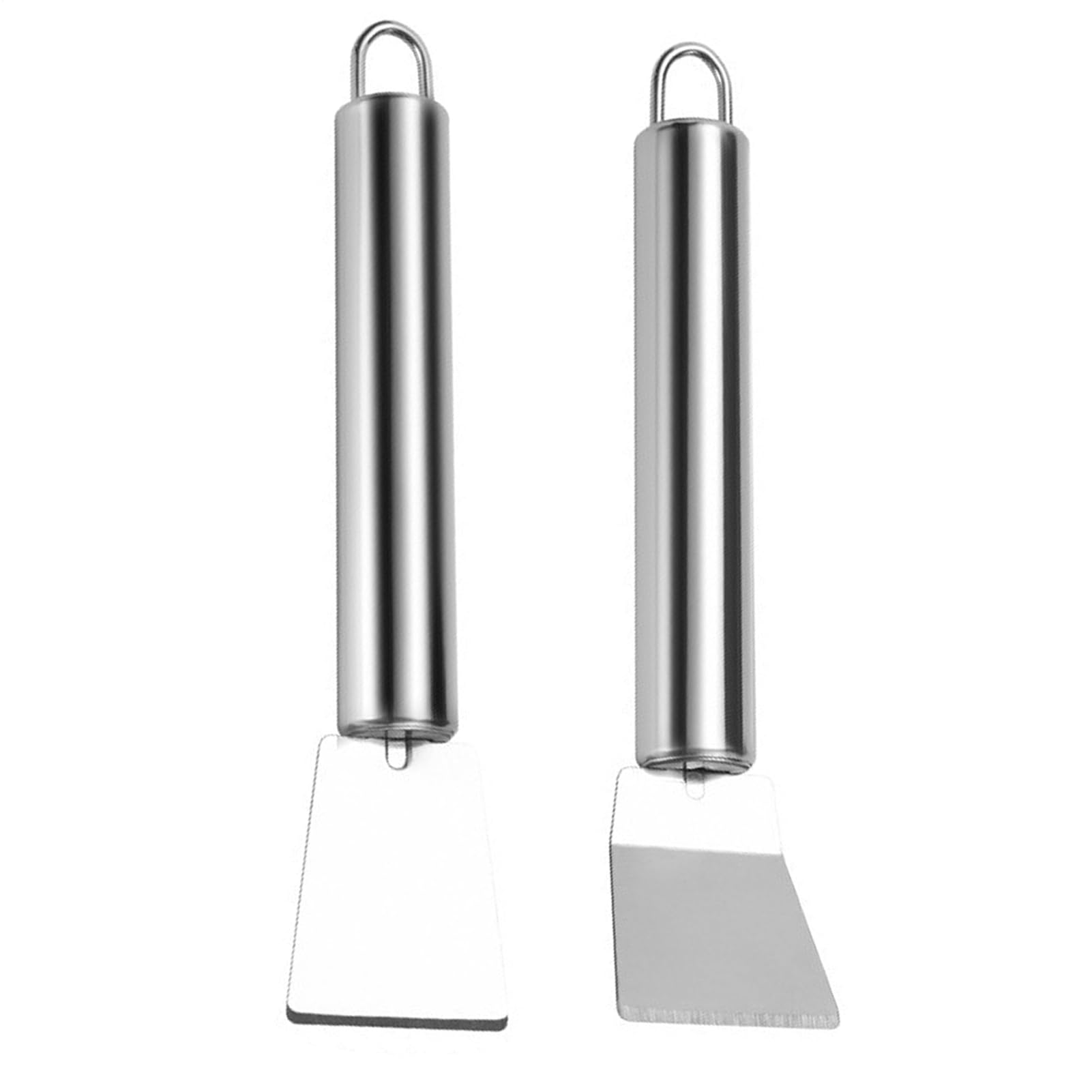 Spatule Nettoyante pour Cuisine,Spatule De Nettoyage Domestique en Acier Inoxydable - Racloir Résistant Anti-Rouille Ustensiles De Cuisine pour Gril Barbecue Réfrigérateur Camping Extérieur