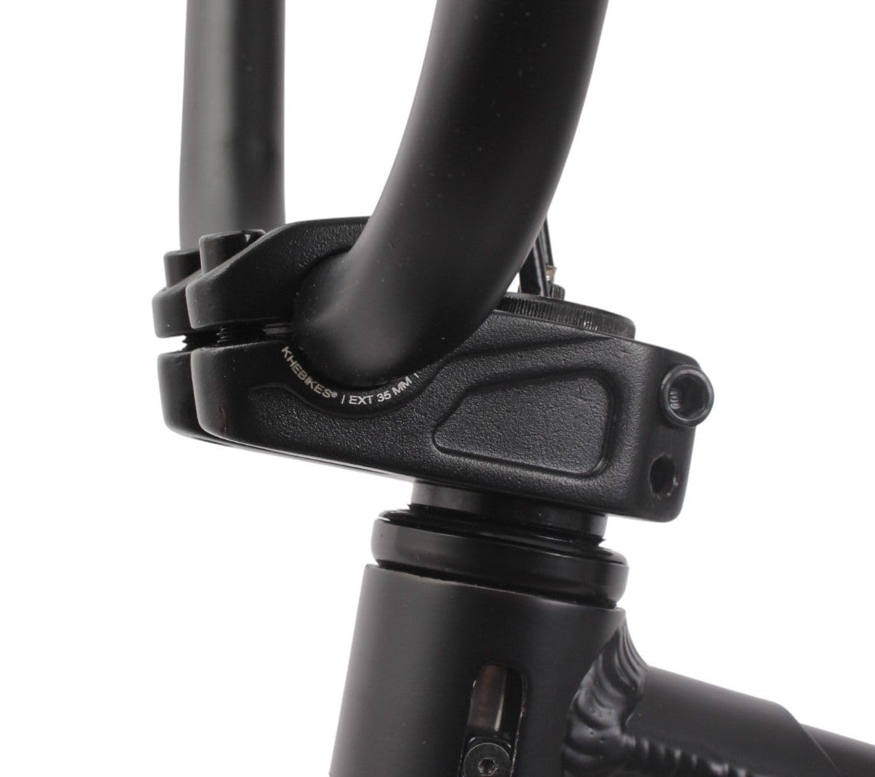 KHE Blaze Vélo BMX 2025 18" – 9,3 kg léger, cadre en aluminium, rotor 360 °, freins en U av/h, pédalier industriel – BMX freestyle pour enfants à partir de 125 cm – Park, Street, Pumptrack - Noir