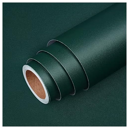 LACHEERY Emerald Green Peel and Stick Wallpaper Textured Matte Green Removable Wallpaper for Bedroom Dark Green Contact Paper Peel and Stick Solid Color Wallpaper for Living Room Wall Desk 15.8"x80"
