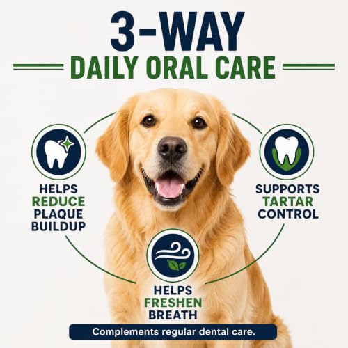 Dog Dental Powder for Teeth Cleaning, Plaque & Tartar Control, Fresh Breath — view 3
