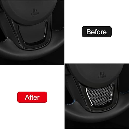 Miniatura 5 de ITrims Cubierta inferior para volante de automóvil para Toyota Supra A90 2019-2022, accesorios para volante, decoración de molduras, 1 pieza de